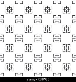 Square target pattern seamless vector repeat geometric for any web design Stock Vector