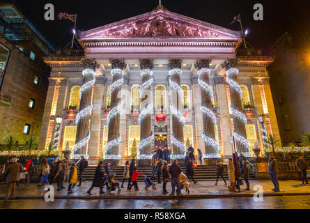 The Dome in George Street, Edinburgh decorated for Christmas. Stock Photo