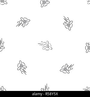Wind eco energy pattern seamless vector repeat geometric for any web design Stock Vector