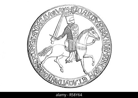 the seal of Richard I. of England, lionheart / das Siegel von Richard ...