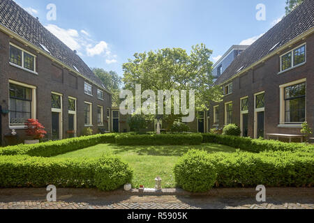 The Secret Garden in Jan Pesijnshof, Leiden, South Holland, Netherlands Stock Photo