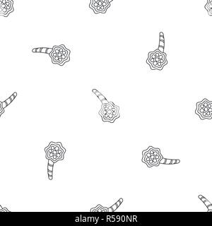 Pneumonia alveolus pattern seamless vector repeat geometric for any web design Stock Vector