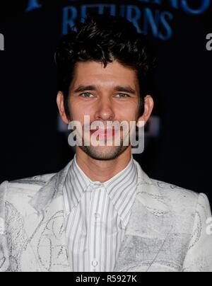 Los Angeles, CA, USA. 29th Nov, 2018. Ben Whishaw at arrivals for MARY POPPINS RETURNS Premiere, Dolby Theatre, Los Angeles, CA November 29, 2018. Credit: Elizabeth Goodenough/Everett Collection/Alamy Live News Stock Photo