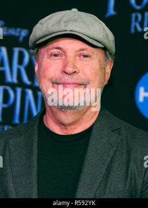 Hollywood, California, USA. 29th November, 2018. Actor/comedian Billy Crystal attends the World Premiere of Disney's' 'Mary Poppins Returns' on November 29, 2018 at the Dolby Theatre in Hollywood, California. Photo by Barry King/Alamy Live News Stock Photo