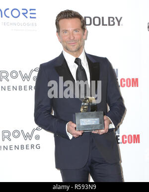 Beverly Hills, California, USA. 29th Nov, 2018. BRADLEY COOPER is honored at the 32nd American Cinematheque Awards at The Beverly Hilton Hotel. Credit: Pma/AdMedia/ZUMA Wire/Alamy Live News Stock Photo