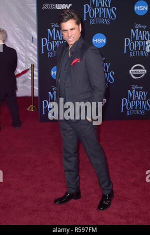 Los Angeles, USA. 29th Nov, 2018. John Stamos attending the premiere of Disney's 'Mary Poppins Returns' at El Capitan Theatre on November 29, 2018 in Los Angeles, California. Credit: Geisler-Fotopress GmbH/Alamy Live News Stock Photo