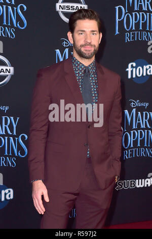 Los Angeles, USA. 29th Nov, 2018. John Krasinski attending the premiere of Disney's 'Mary Poppins Returns' at El Capitan Theatre on November 29, 2018 in Los Angeles, California. Credit: Geisler-Fotopress GmbH/Alamy Live News Stock Photo