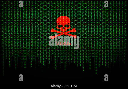 Code Red Virus Stock Photo Alamy