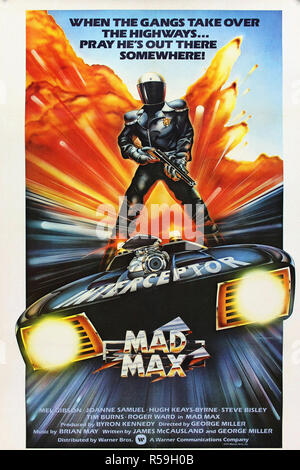 Mad Max - Original Movie Poster Stock Photo