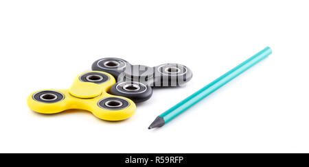 No stress spinning fidgets Stock Photo