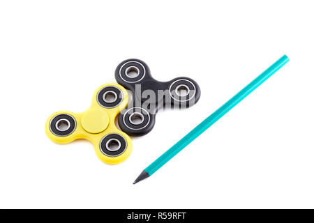 No stress spinning fidgets Stock Photo