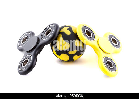 No stress spinning fidgets Stock Photo