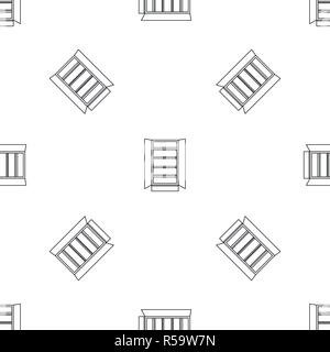 Open glass fridge pattern seamless vector repeat geometric for any web design Stock Vector