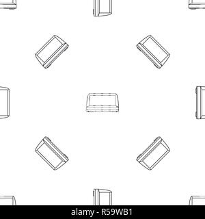 Commercial fridge pattern seamless vector repeat geometric for any web design Stock Vector