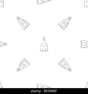 Uv bottle pattern seamless vector repeat geometric for any web design Stock Vector
