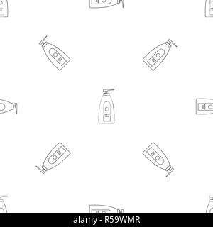 Uv dispenser cream pattern seamless vector repeat geometric for any web design Stock Vector