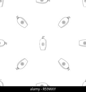 Sun lotion dispenser pattern seamless vector repeat geometric for any web design Stock Vector
