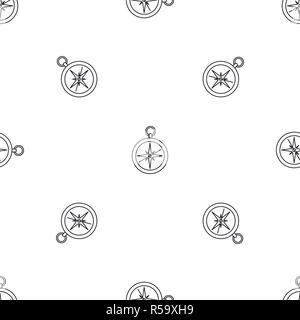 Compass pattern seamless vector repeat geometric for any web design Stock Vector