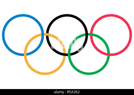 Olympic Rings & Clipping inside Stock Photo - Alamy