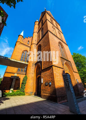 Propsteikirche Herz Jesu church in Luebeck hdr Stock Photo