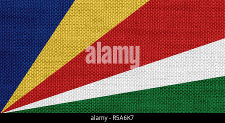 Flag on old linen Stock Photo - Alamy