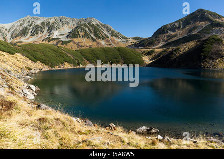 Mikuri Pond in Tateyama of Japan Stock Photo