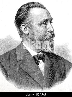 Ernst Heinrich Wilhelm Stephan, from 1885 by Stephan, January 7, 1831, April 8, 1897, General Postal Director of the German Stock Photo