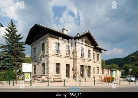 Niederösterreich, Berndorf, Bahnhof - Lower Austria, Berndorf Stock Photo