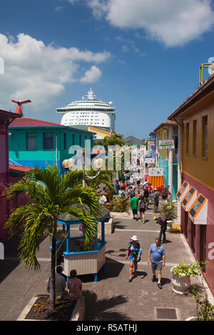 Antigua and Barbuda, Antigua, St. Johns, Heritage Quay, Cruiseship terminal shopping area Stock Photo