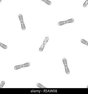Snowboard pattern seamless vector repeat geometric for any web design Stock Vector