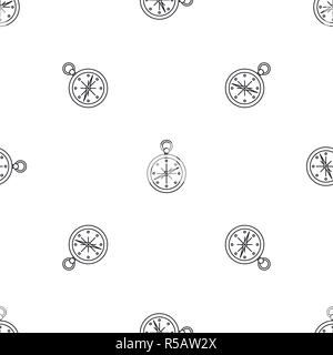 Compass pattern seamless vector repeat geometric for any web design Stock Vector