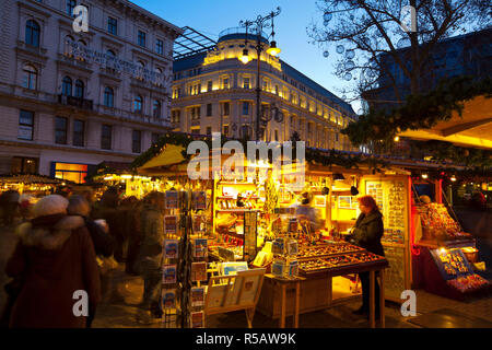 Christmas Markets, Budapest, Hungary Stock Photo