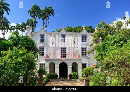 Caribbean, Barbados, Historic St. Nicholas Abbey Stock Photo