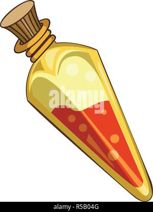 Magic potion icon. Cartoon of magic potion vector icon for web design Stock Vector