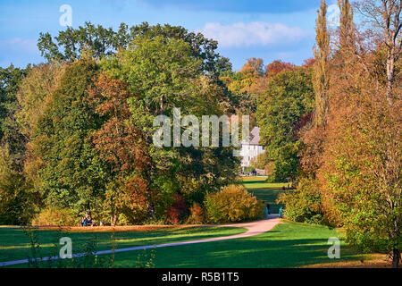 Goethe garden house in the park at the Ilm, Weimar, Thuringia, Germany