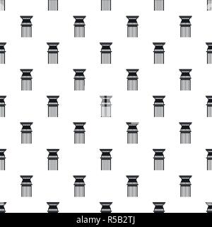 Column pattern seamless vector repeat geometric for any web design Stock Vector