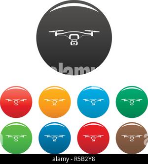 Vector Drone Black Color Editable eps File Stock Vector Image & Art - Alamy