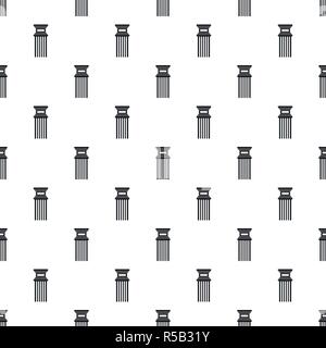 Antique column pattern seamless vector repeat geometric for any web design Stock Vector