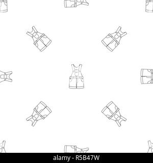 Strip pants pattern seamless vector repeat geometric for any web design Stock Vector