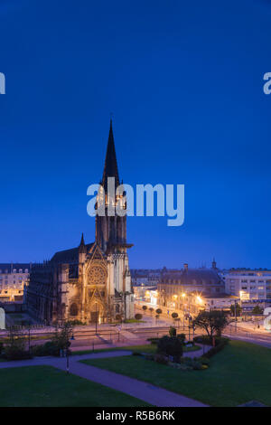 France, Normandy Region, Calvados Department, Caen, Place St-Pierre, Eglise St-Pierre church Stock Photo