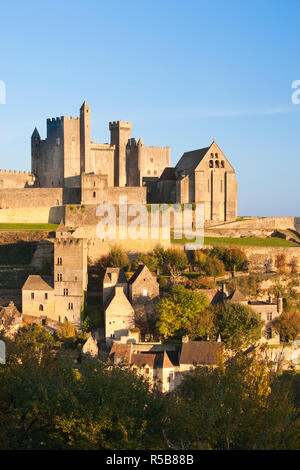 France, Aquitaine Region, Dordogne Department, Beynac-et-Cazenac, Chateau de Beynac Stock Photo