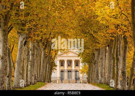 France, Aquitaine Region, Gironde Department, Haute-Medoc Area, Margaux, Chateaux Margaux estate Stock Photo