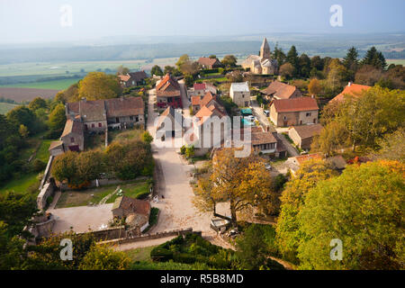 France, Saone-et-Loire Department, Burgundy Region, Maconnais Area, Brancion Stock Photo