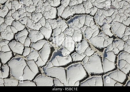 Close-up shot of cracked land Stock Photo