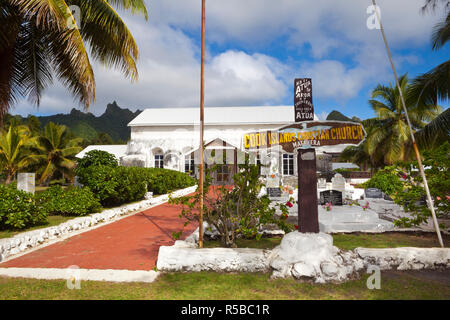 Cook Islands Christian Church, Matavera, Rarotonga, Cook Islands Stock Photo