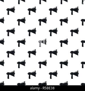 Small megaphone pattern seamless vector repeat geometric for any web design Stock Vector