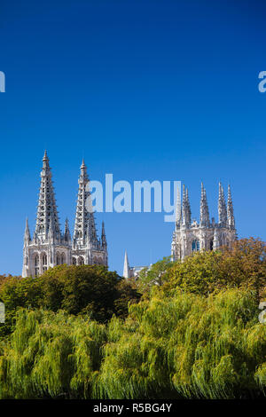 Spain, Castilla y Leon Region, Burgos Province, Burgos, Burgos Cathedral Stock Photo