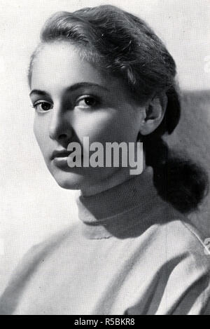 Anna Maria Sandri (born 10 August 1936), credited under the name Maria Sandri, is an Italian actress who portrayed the daughter of a Bedouin sheikh, Mabrouka ben Yussef, in The Black Tent. Stock Photo