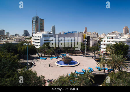 Israel, Tel Aviv, Dizengoff Square Stock Photo