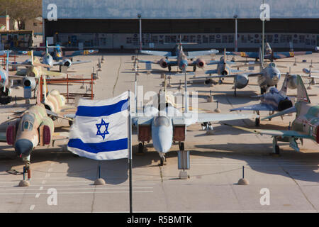 Israel, The Negev, Be-er Sheva, Israeli Air Force Museum, Hatzerim Israeli Air Force base Stock Photo